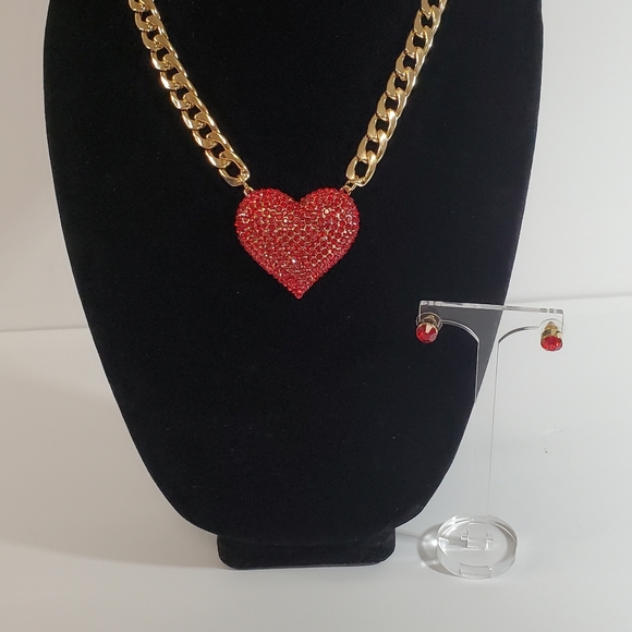 Crystal Glass Bead Necklace Set - Picture 4 of 4